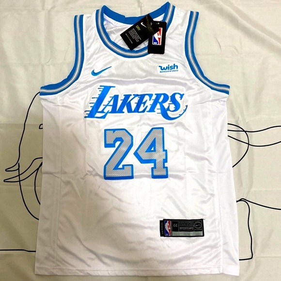 kobe white blue jersey